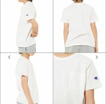 新品13669 チャンピオン160cmグレー半袖Tシャツカットソー男女兼用プルオーバー　ジュニアキッズユニセックス　レディース親子コーデ_画像3