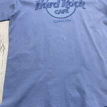 ☆送料無料☆ Hard Rock CAFE ハードロックカフェ 半袖Tシャツ Mサイズ くすみブルー くすみカラー ビッグロゴ_画像5
