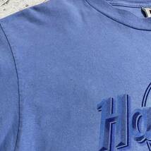 ☆送料無料☆ Hard Rock CAFE ハードロックカフェ 半袖Tシャツ Mサイズ くすみブルー くすみカラー ビッグロゴ_画像6
