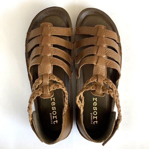 【新品未使用】サンダル/レディース/Lサイズ/resort pommier