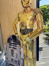 スターウォーズ　ライブサイズ看板　C3POとR2D2_画像3