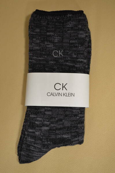 新品　未使用　タグ付き　男性　CALVIN KLEIN　カルバンクライン　　綿混ソックス　　日本製　送料無料