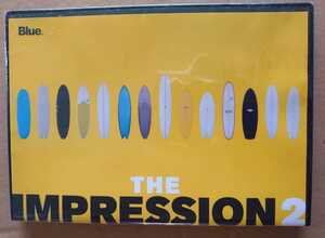  super valuable!* surfing Movie *THE IMPRESSION*2019 magazine blue. appendix * unique surfboard. Impression Movie * new goods unopened 