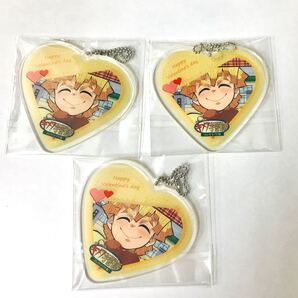 鬼滅の刃 ufotable カフェ キメツ学園 バレンタイン アクリルスタンド ハート型 アクリルチャーム アクチャ 善逸