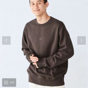 Lee ミニロゴスウェット チャコール SWEAT URBAN RESEARCH アーバンリサーチ クルーネック