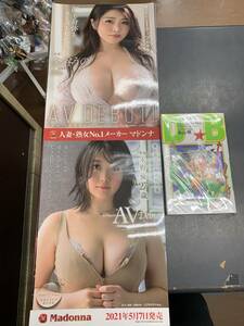 非売品 AV ポスター 未使用品 マドンナ Madonna 金谷うの avデビュー 永野優