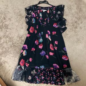花柄ワンピース ワンピース シルク