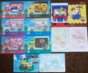 あつ森 サンリオ amiiboカード シール コンプリートセット ニンテンドースイッチ Switch 任天堂 アミーボ
