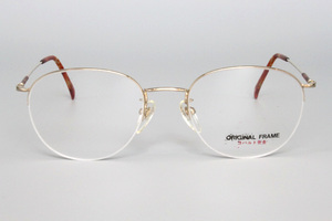 【未使用・新品】SABAE ORIGINAL FRAME ナイロール B.31 COL.ゴールド GF 50□18 135 MADE IN JAPAN -2