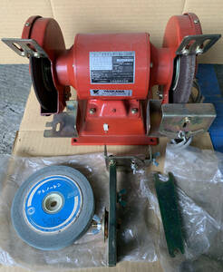  three .. machine sun grinder both head grinder grinder SG-100 type power tool used operation goods 