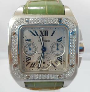 Cartier Cartier sun tos100XL chronograph after diamond processing does custom W20090X8garubeW298D6 W20218 sm ml tanker ti Van 