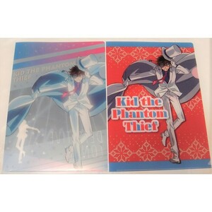 新品 名探偵コナン トムス イルミネーション クリアファイル 怪盗キッド 全2種セット A4クリアファイル