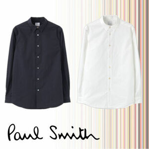 〇新品未使用☆Paul Smith ARTIST STRIPE プラケット 長袖シャツ☆ホワイト☆Lサイズ☆肩幅42㎝ 着丈76㎝ 身幅52㎝ 袖丈64㎝☆定価24,200円