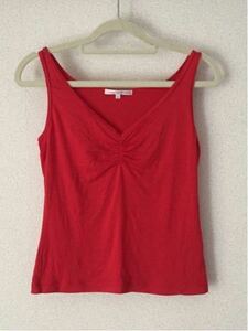  free shipping * Rebecca Taylor * red. no sleeve tops * beautiful goods 