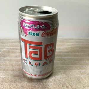 コカコーラ　空き缶 昭和レトロ TaB CLEAR 三笠コカコーラボトリング株式会社