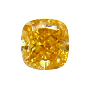 FANCY VIVID YELLOW ORANGE 0.55ct X/RT0645/GIA