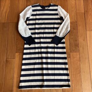 ボーダーワンピース レース アンビデックス 春物