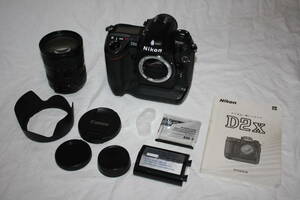 Nikon　D2X+DX　AF-2　美品　デジタル一眼レフカメラ+レンズ