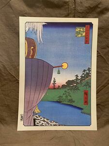 Art hand Auction ◆उटागावा हिरोशिगे एदो के एक सौ प्रसिद्ध दृश्य पूर्ण आकार प्रजनन फ्रेम◆A-444 29, चित्रकारी, Ukiyo ए, प्रिंटों, प्रसिद्ध स्थानों की पेंटिंग