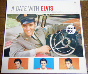 Elvis Presley - A Date With Elvis - LP/50s,ロカビリー,Blue Moon Of Kentucky,Baby, Let's Play House,Good Rockin' Tonight,RCA 1989