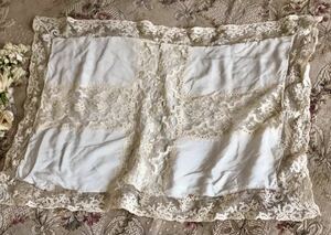  France antique silk chu-ru race. pillowcase 
