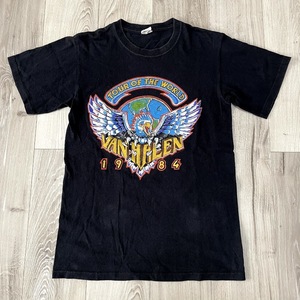 古着 VAN HALEN ヴァンヘイレン TOUR OF WORLD 1984 バンドTシャツ ツアーTシャツ サイズS