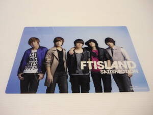 【送料無料】FTISLAND SATISFACTION 購入特典 クリア 下敷き / HMV 非売品 エフティー・アイランド 韓国 イ・ホンギ イ・ジェジン