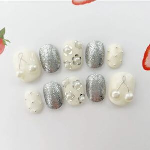ネイルチップ No.17 さくらんぼネイル