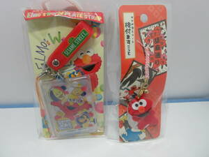  Sesame Street * Elmo * Elmo z world plate attaching strap * mascot strap *2 point set 