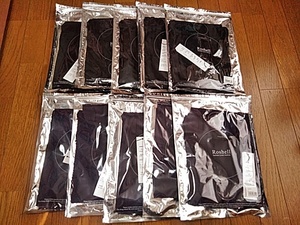 ロシェル ロングタンクトップ XL 新品未開封品 10枚セット Roshell ブラック ダークパープル 黒 紫 着丈長め メンズ インナーウェア