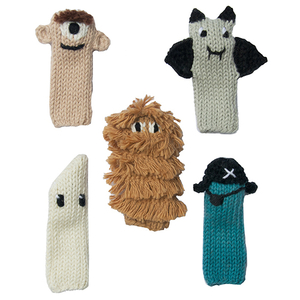 blabla Finger Puppet Set Spooky finger doll 5 piece set new goods 