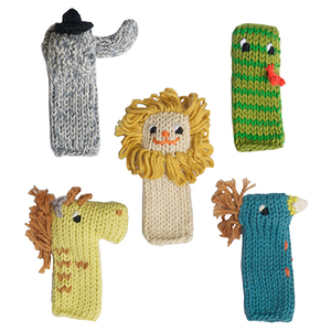 blabla Finger Puppet Set Jungle finger doll 5 piece set new goods 