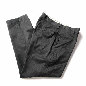 00's ギャップ GAP ノータック チノパンツ 灰 (34/34) グレー リラックスフィット ワークパンツ 00年代 旧タグ オールド チノパン 2002年製