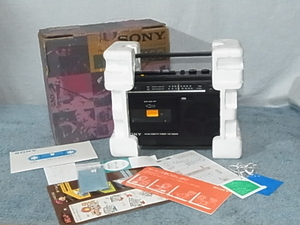 SONY【CF-1160】「ｐｒｏ1160」 AM/FM 　2バンド ポータブル ラジカセ 分解・整備・調整済、クリーニング済み品です 管理21032403