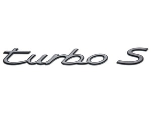 純正 新品 ポルシェ turbo S エンブレム 993 911 Carrera ターボS ！