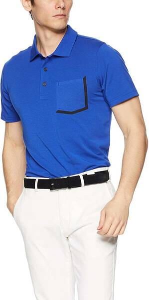 新品♪PUMAgolf≪プーマゴルフ≫♪ゴルフウェア ファラデイ ポロシャツ♪ブルー♪Mサイズ♪