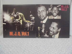 モダン・ジャズ・カルテット　 The Modern Jazz Quartet M.J.Q. 　Vol. 1 / Vol. 2　　 2枚セット　　jazz LP 