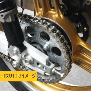 【激安】伸びないチェーン 520-120L シルバー GS400 GSX400E RG250E Z400FX CB750K GT380 CB750F XJ400 CBR400F CBX400F GX400 CB400F 7の画像3