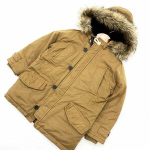 GAP GAP N-3B Тип мод Cast Catest Jacket Kids 110 см Идеально подходит для зимней одежды ♪ Гендерное бежевое коричневое ♪