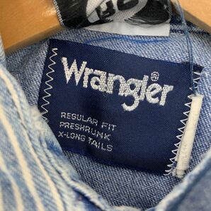  ■ラングラー WRANGLER Re denim アメリカ製 USA製 リメイク 15.5-33 M 90年代ビンテージ 【腹に小染み】【パッチワーク】■EA58の画像5