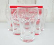 レトロコレクション　当時物 ＊Coca-Cola　コカコーラ ＊8OZ ファウンテングラス FOUNTAIN GLASS ＊1/2DOS 6個セット＊ 東洋ガラス製　_画像4