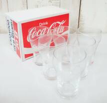 レトロコレクション　当時物 ＊Coca-Cola　コカコーラ ＊8OZ FOUNTAIN GLASS ファウンテングラス ＊1/2DOS 六個セット＊ 東洋ガラス製　_画像1