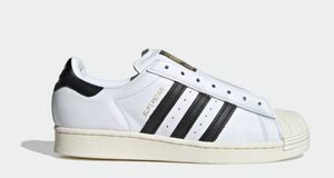  free shipping 22cm* Adidas Originals super Star shoe race less white black FV3017 adidas SUPERSTAR LACELESS sneakers 