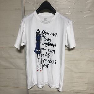 Design Tshirts Store graniph グラニフ ガール Tシャツ 白 M 美品 管理B1267