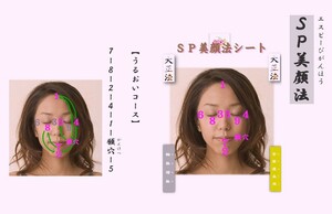 波動エネルギー伝授　『ＳＰ美顔法』 ＳＰ美顔シート&伝授冊子付き☆送料込