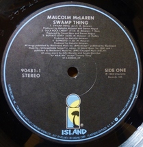 MALCOLM McLAREN「SWAMP THING」米ORIG [ISLAND] シュリンク美品_画像5