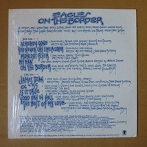 EAGLES「ON THE BORDER」米ASYLUM [雲W有] シュリンク美品_画像2