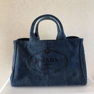 PRADA プラダ カナパ デニムトートバッグ