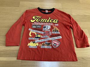 トミカ 長袖Tシャツ 120センチ トップス　キッズ　ジュニア　男の子　パジャマ　上のみ　ナイトウェア　ルームウェア