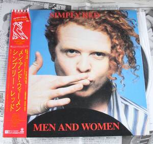 SIMPLY RED MEN AND WOMEN シンブリーレッド　メンアンドウィーメン　国内盤　